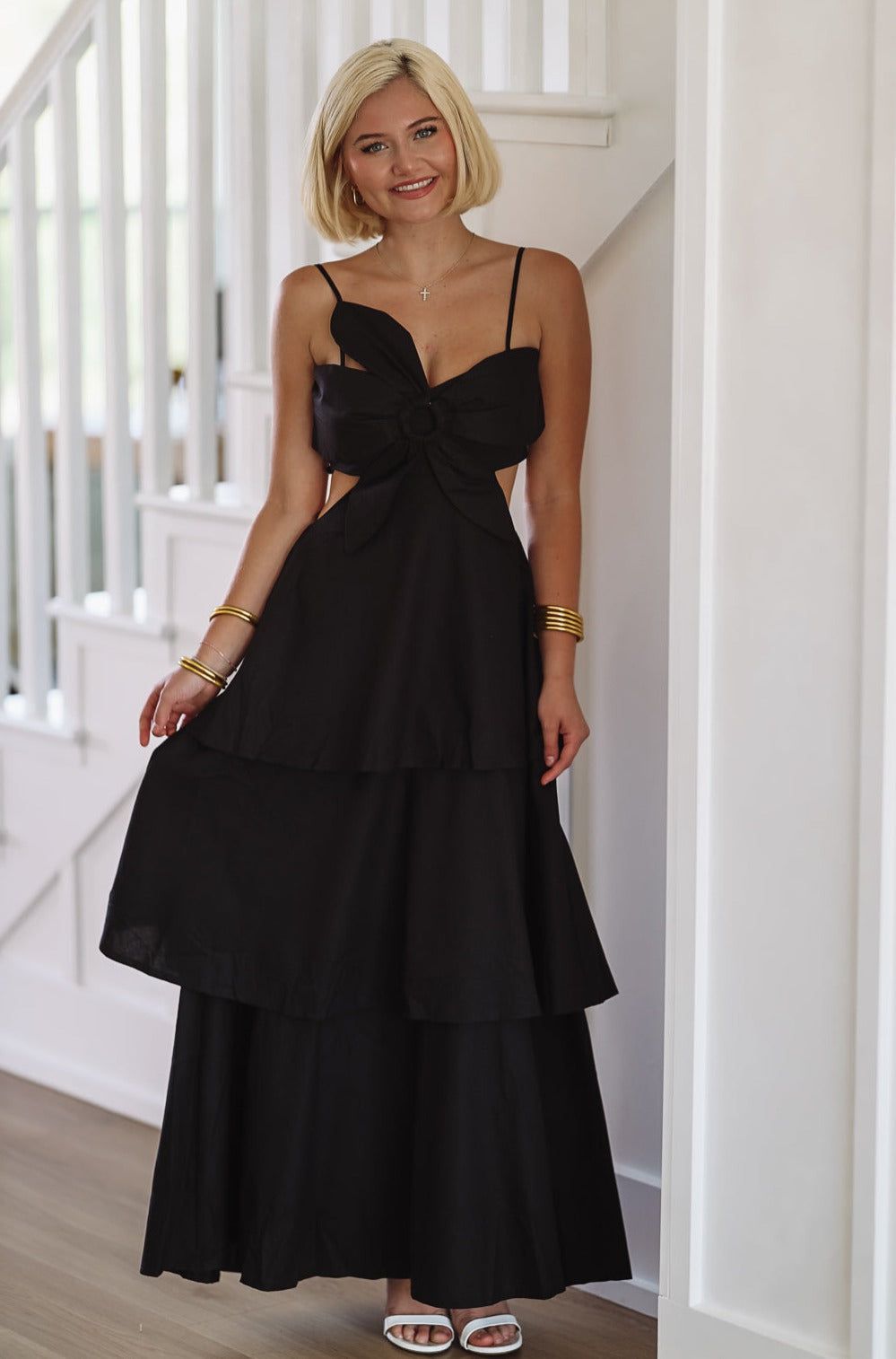 Flower on Top Maxi Dress - Black, Medium | Hazel and Olive | Boutique Fashion Flower on Top Maxi Dress - Black, Medium | Hazel and Olive | Boutique Fashion