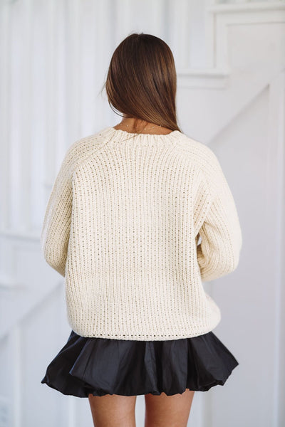 Retro Cream And Red Striped Lobster Sweater