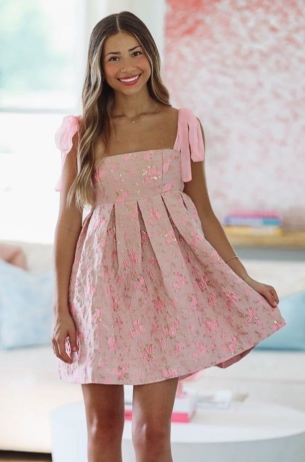 One Step Ahead Floral Mini Dress - Pink Hazel & Olive One Step Ahead Floral Mini Dress - Pink Hazel & Olive