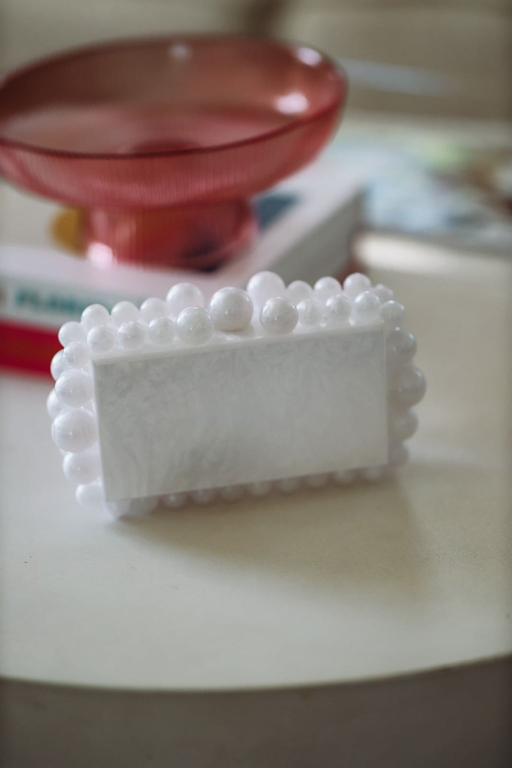 Clutch Marble in Pearl