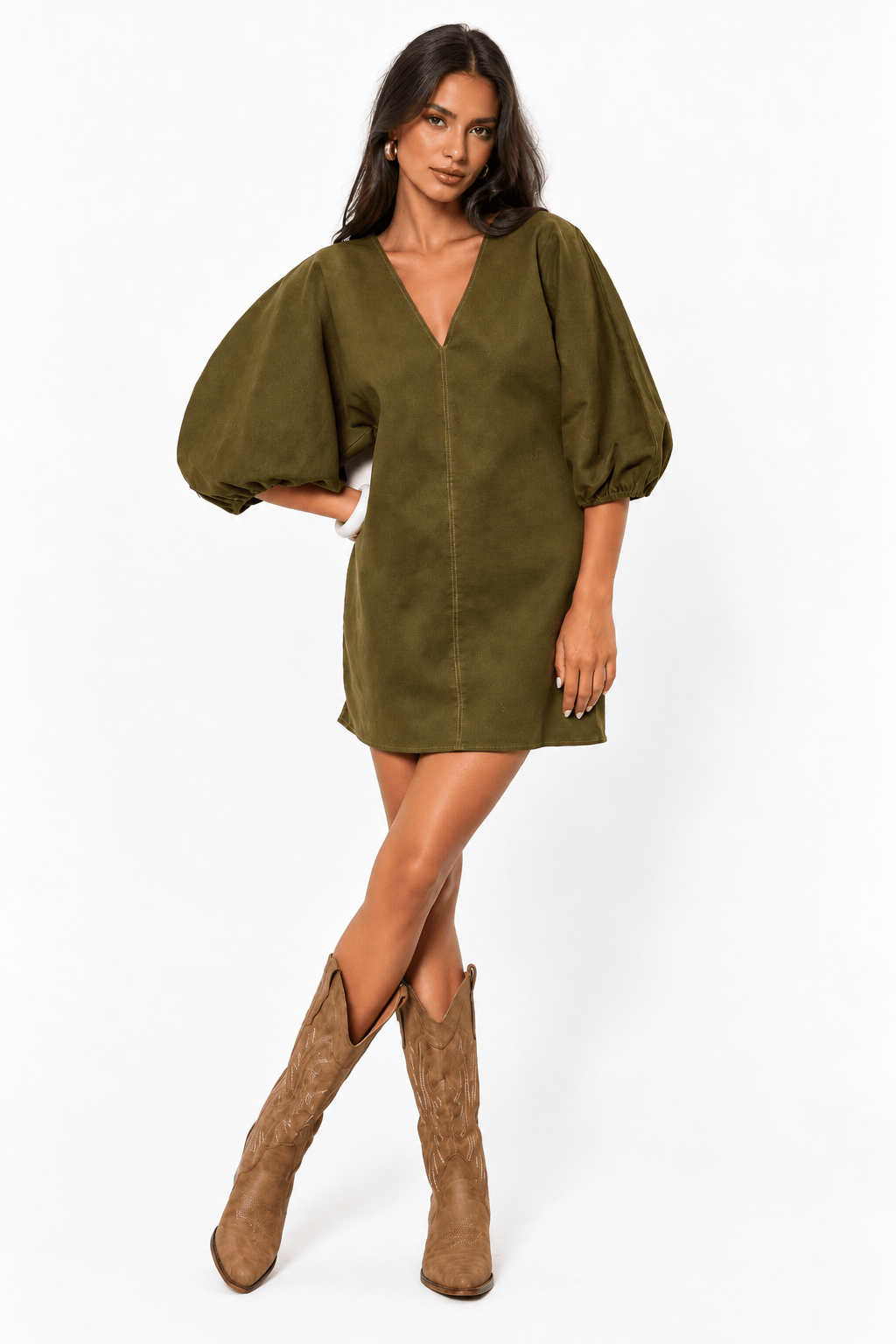 Your Fave Mini Dress - Green – Hazel & Olive