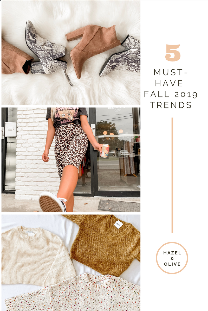 5 Must-Have Fall 2019 Trends