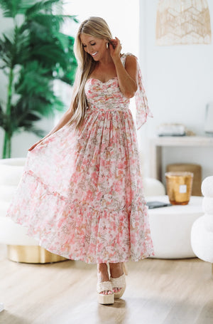 Dressed to Impress Maxi Dress - Pink