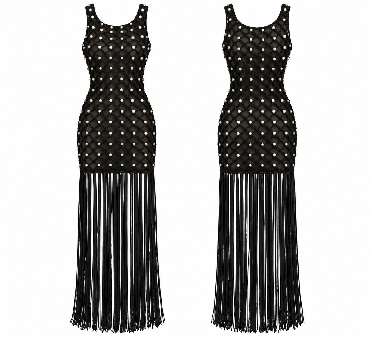 BD13237 Gatsby Moment Maxi Dress - Black