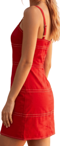 BID4794 Lucky Streak Mini Dress - Red