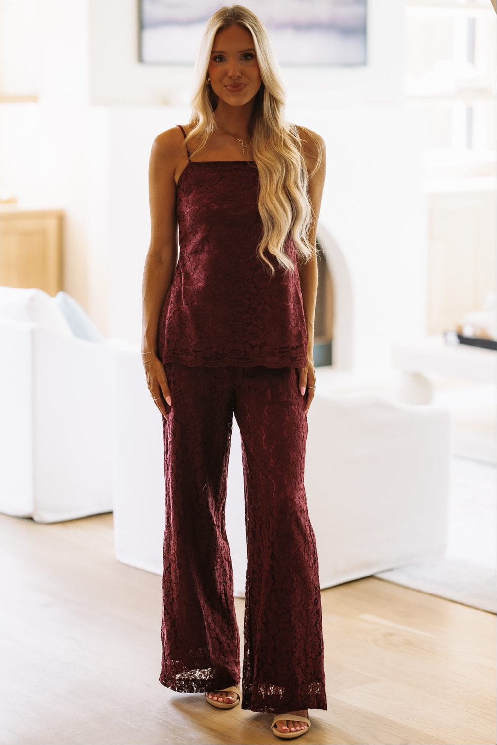 CP10403 Wine Country Pants - Burgundy