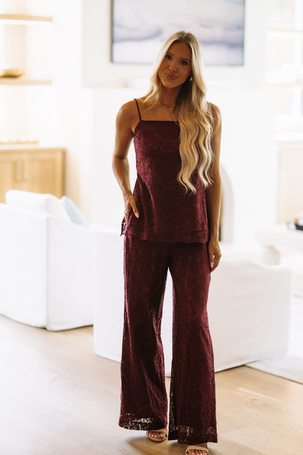CP10403 Wine Country Pants - Burgundy