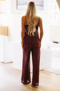 CP10403 Wine Country Pants - Burgundy