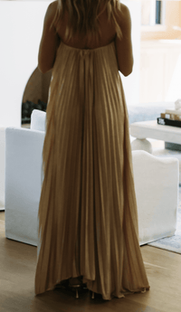 DS26174 Zara Luxe Maxi Dress - Gold