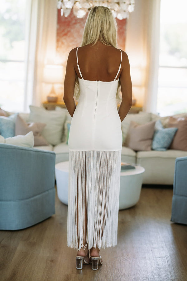 ED1934 21 & Timeless Maxi Dress - White