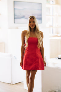 ED1945 Zero Regrets Mini Dress - Red
