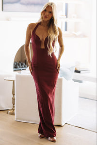 ED2015 Captivate the Room Maxi Dress - Wine