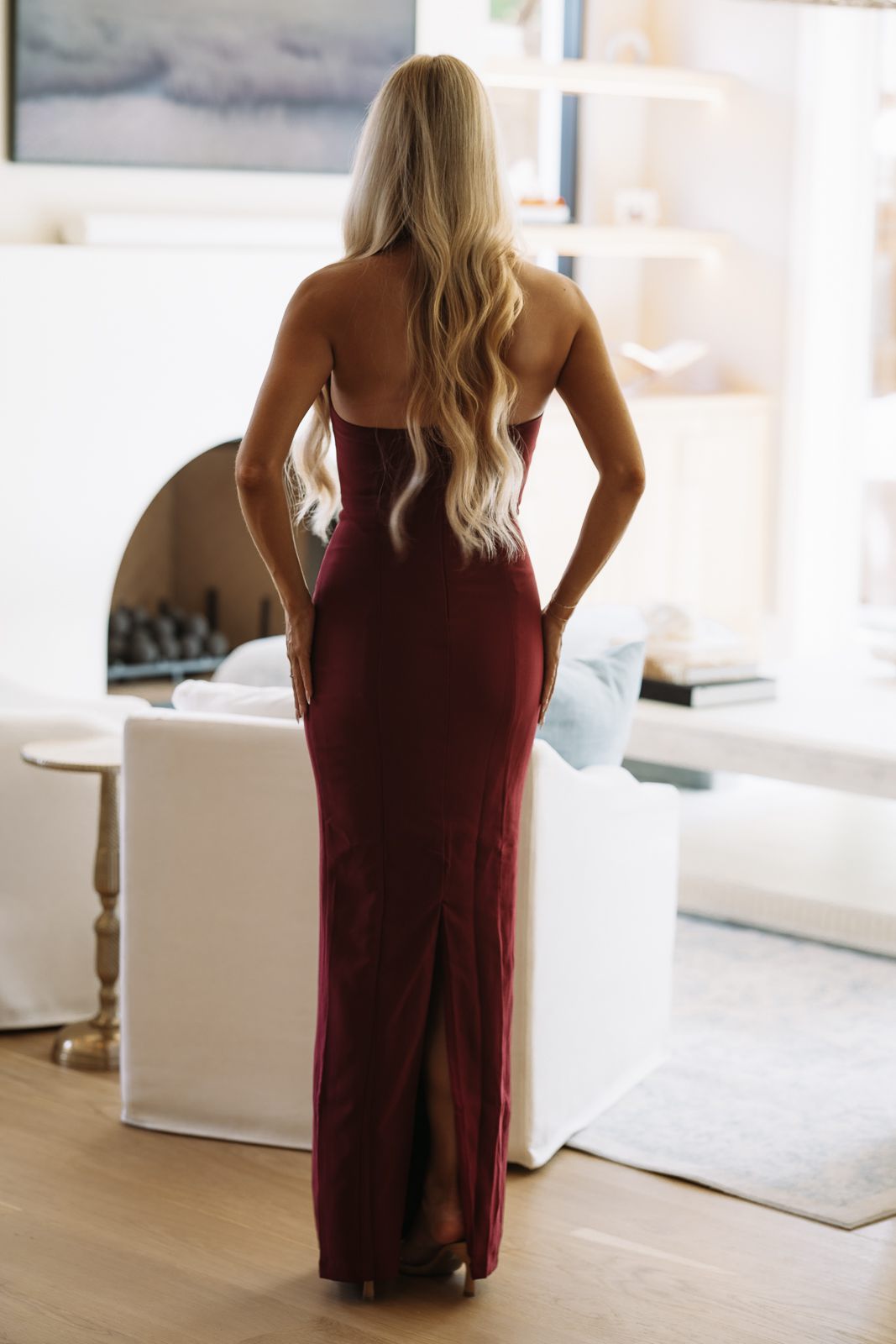 ED2015 Captivate the Room Maxi Dress - Wine