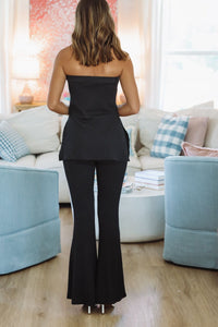 Chilly Top and Pant Set - Black-HAZEL & OLIVE 2331-Small-