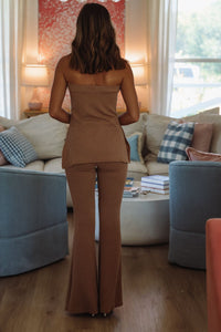 Chilly Top and Pant Set - Mocha-HAZEL & OLIVE 2331-Small-