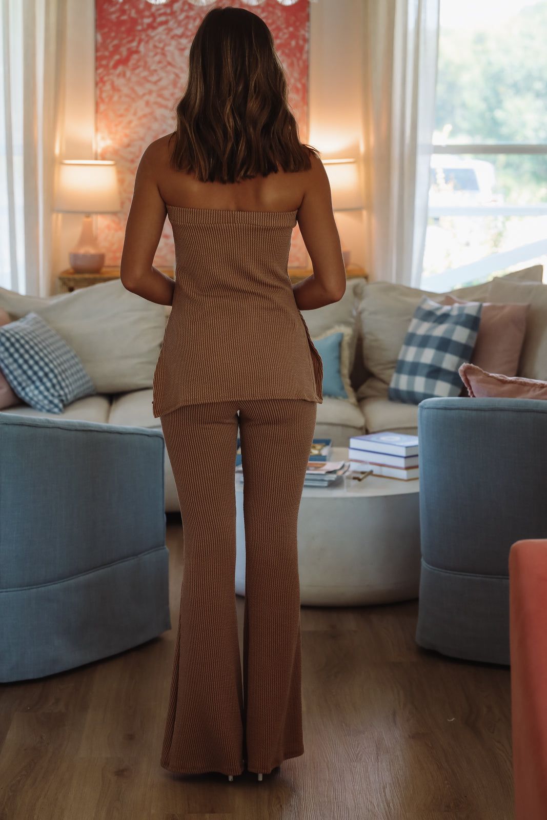 Chilly Top and Pant Set - Mocha-HAZEL & OLIVE 2331-Small-