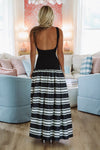 Kendall Maxi Dress - Black-Hazel & Olive 2504/63LDX-Small-