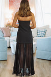 Hazel & Olive 2505/10LDY Sleek Intentions Maxi Dress - Black