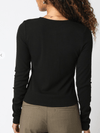 Hazel & Olive 2505/144LTX Talon Cardigan Top - Black