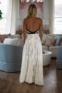 Hazel & Olive 2600/234LDA Lacey Romance Maxi Dress - Ivory