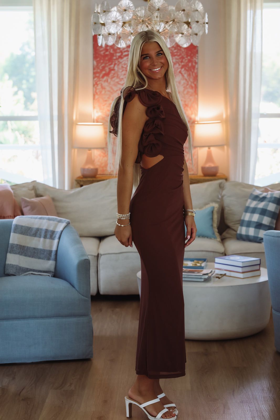 Cover Shot Maxi Dress - Brown Hazel & Olive Cover Shot Maxi Dress - Brown Hazel & Olive