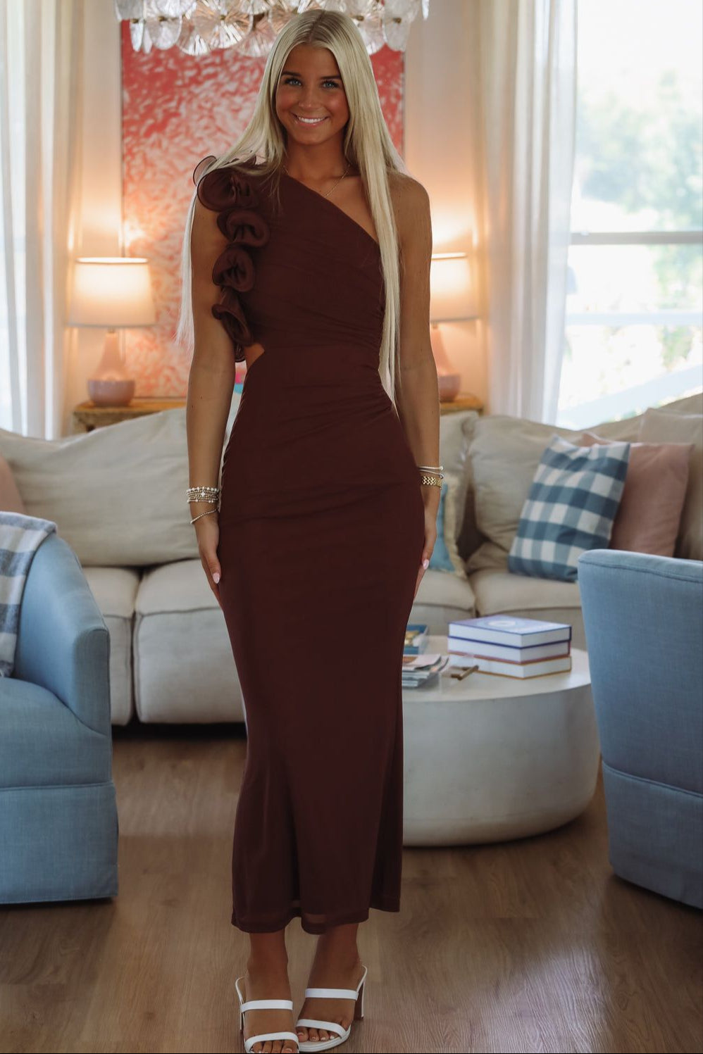 Cover Shot Maxi Dress - Brown-Hazel & Olive 64502W05-XSmall-