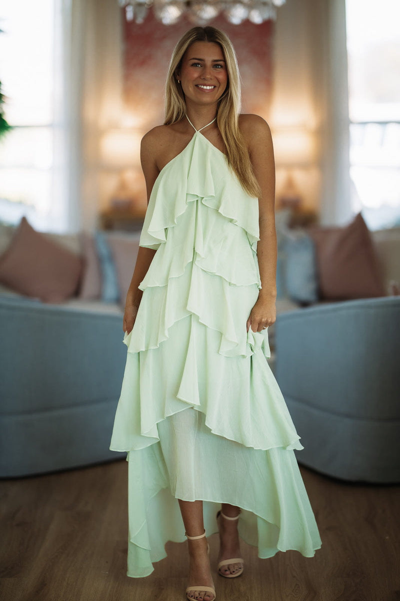 Quiet Storm Maxi Dress - Sage