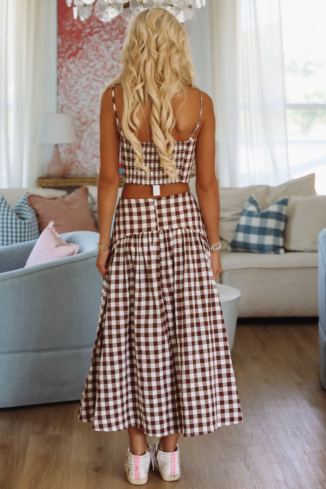 Trophy Time Maxi Skirt - Brown and White, Large | Hazel and Olive | Boutique Fashion Trophy Time Maxi Skirt - Brown and White, Large | Hazel and Olive | Boutique Fashion