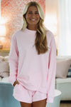 Hazel & Olive A4095 Everyday MVP Oversized Sweatshirt - Pink