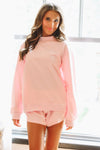 Hazel & Olive A4095 Everyday MVP Oversized Sweatshirt - Pink