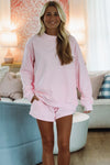 Hazel & Olive A4097 Everyday MVP Sweat Shorts - Pink