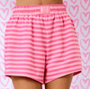 Hazel & Olive A4115 Blueberry Scones Lounge Shorts - Pink and Light Pink