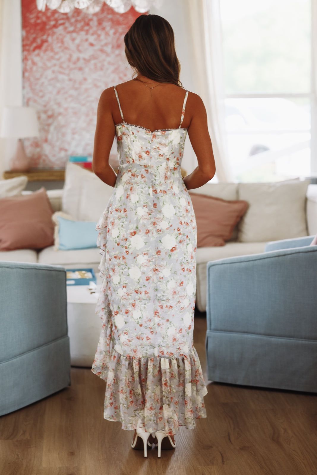 Livie Maxi Dress By ASTR The Label - Periwinkle Blue-HAZEL & OLIVE ACDR102195-XSmall-