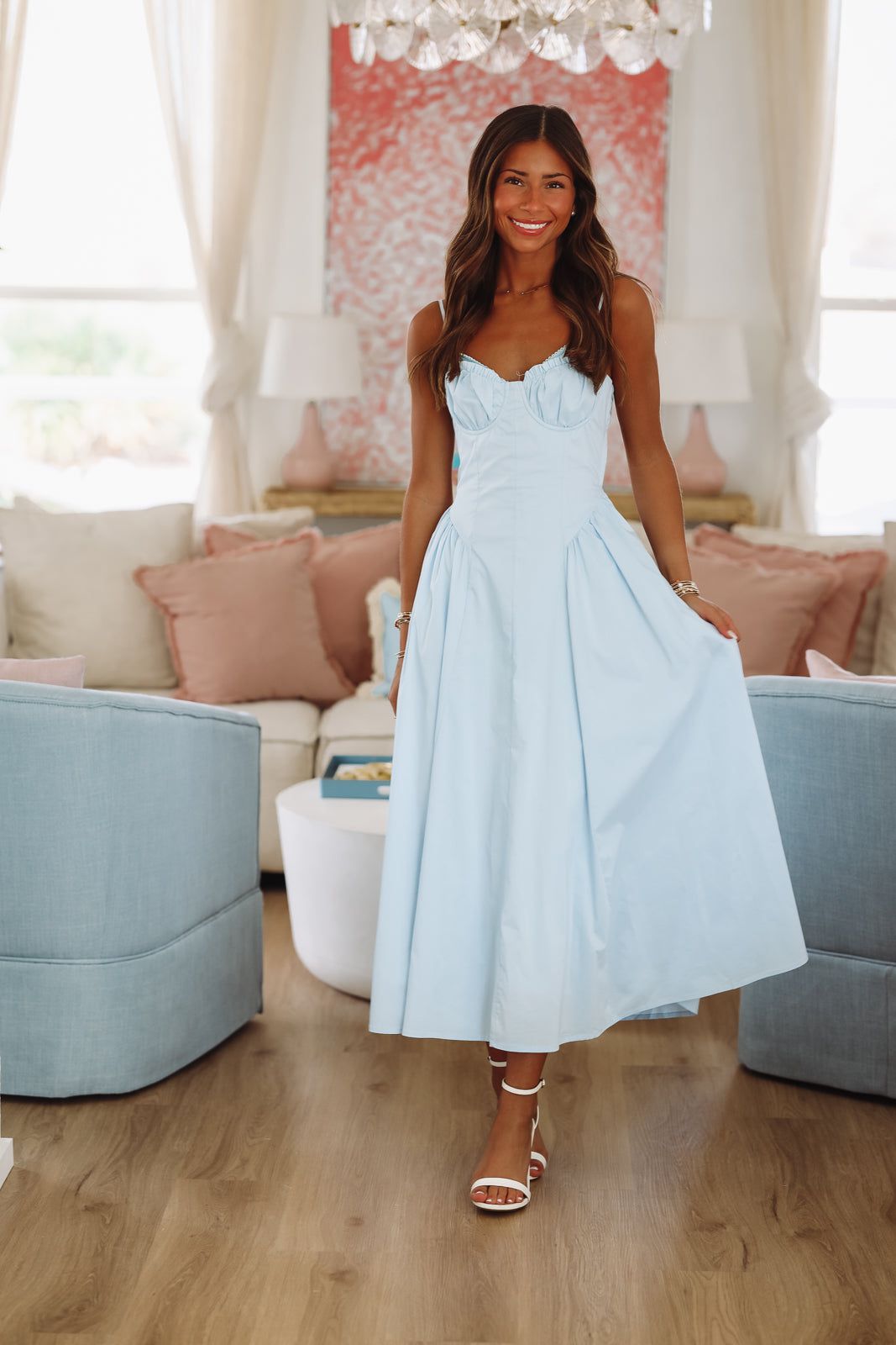 Alice Maxi Dress - Blue – Hazel & Olive