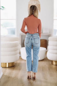 Alright By Me Sweater Crop Top - Rose-HAZEL & OLIVE-Small-