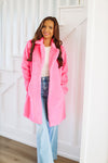 Always A Pink Girl Coat - Hot Pink-HAZEL & OLIVE-XSmall-