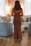 HAZEL & OLIVE Always Worth It Maxi Dress - Mocha