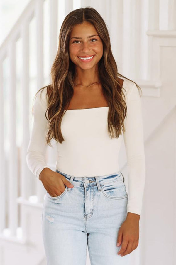 Another Day Crop Top - Cream-HAZEL & OLIVE-Small-