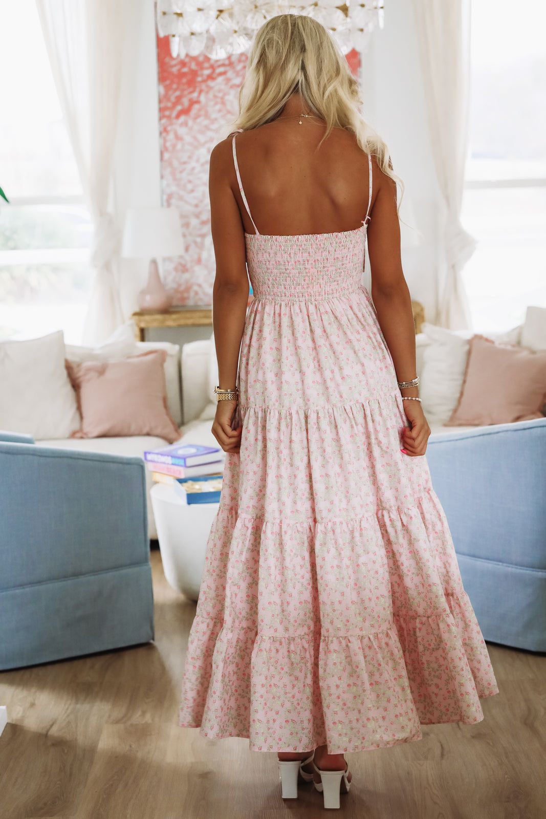 Arianna Maxi Dress by Amy Jane London - Pink – Hazel & Olive