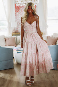 Arianna Maxi Dress by Amy Jane London - Pink-HAZEL & OLIVE-Small-