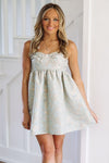 Ballet Slippers Mini Dress - Blue-HAZEL & OLIVE-Small-