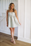 Ballet Slippers Mini Dress - Blue-HAZEL & OLIVE-Small-