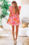 HAZEL & OLIVE Bayside Brunching Mini Dress  - Pink