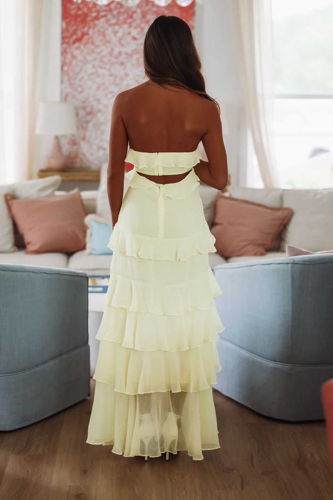 First Class Maxi Dress - Yellow - Small First Class Maxi Dress - Yellow - Small
