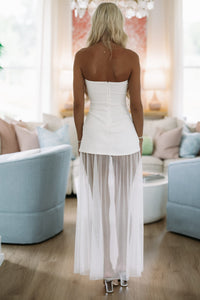 Hazel & Olive BD40749 Beyond Beautiful Maxi Dress - Off White
