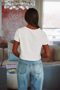 Bear Baby Tee - White-HAZEL & OLIVE IT5105/1-XSmall-