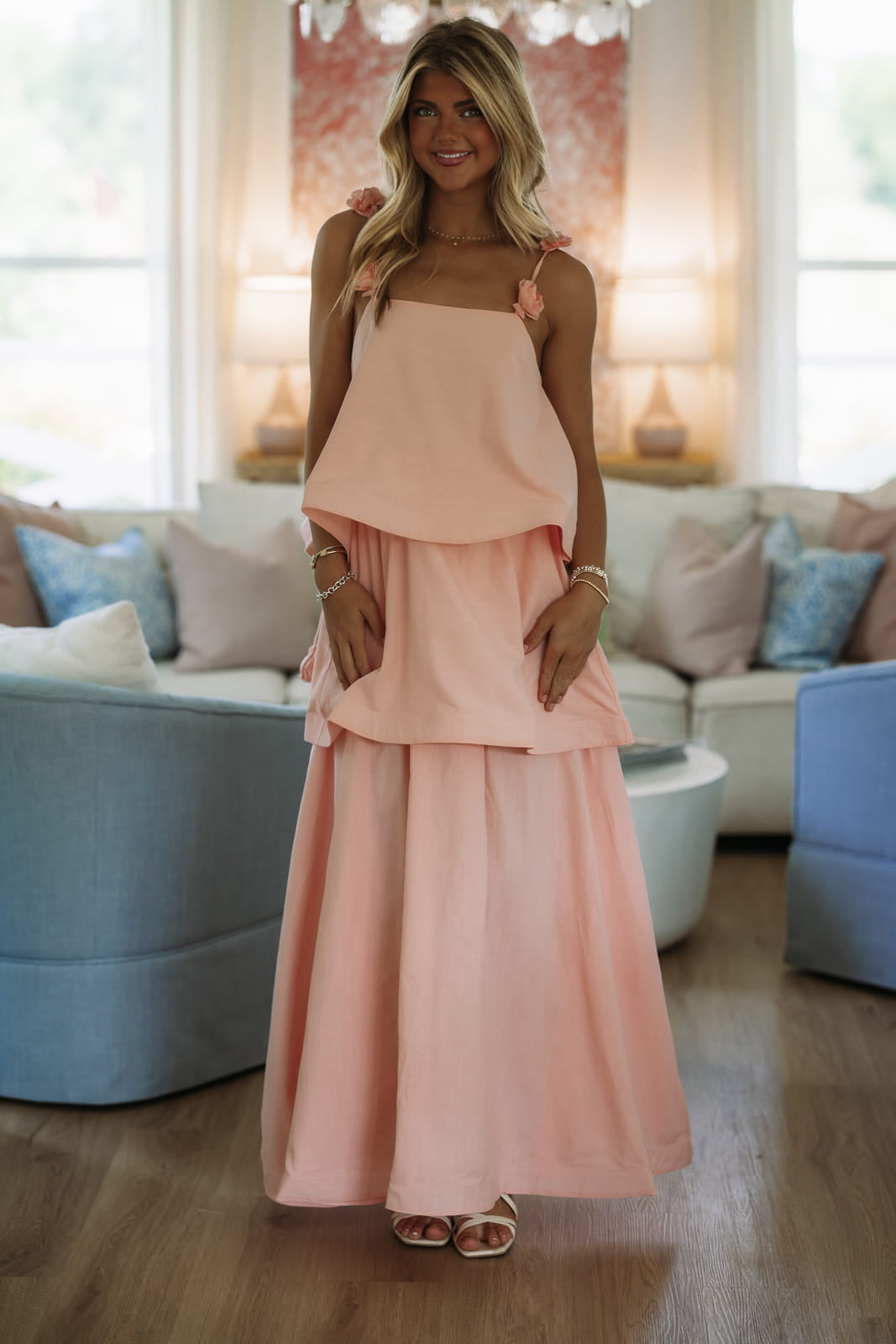 Darling Dreamer Maxi Dress - Pink – Hazel & Olive