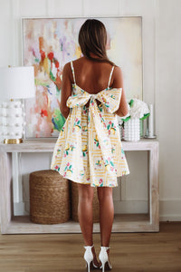 Blast of Citrus Mini Dress - Yellow-HAZEL & OLIVE MS1534D/SC-XSmall-