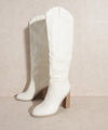 HAZEL & OLIVE Boot Scootin Boots - Cream White