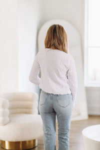 Bow Sequin Blazer - White and Black-HAZEL & OLIVE-Small-